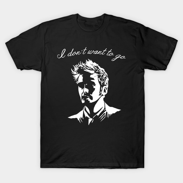 Tenth Doctor - I Don't Want To Go T-Shirt by sugarpoultry